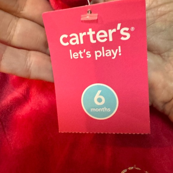 NWT. Carters girls red top. 6 month - Picture 4 of 7